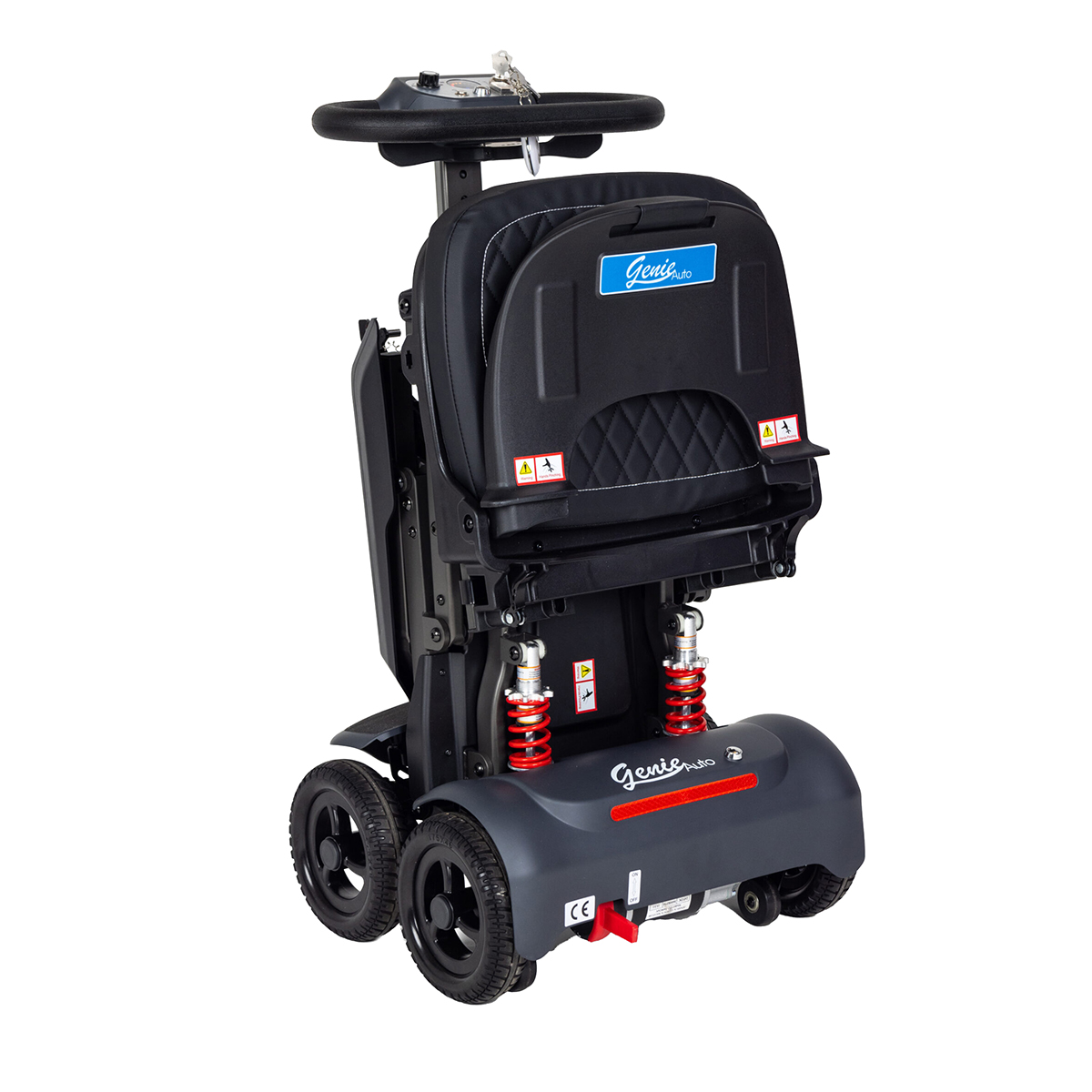 Genie Autofold Mobility Scooter Folded Rear View.jpg